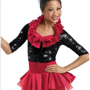 Girls Jazz Dance Costume